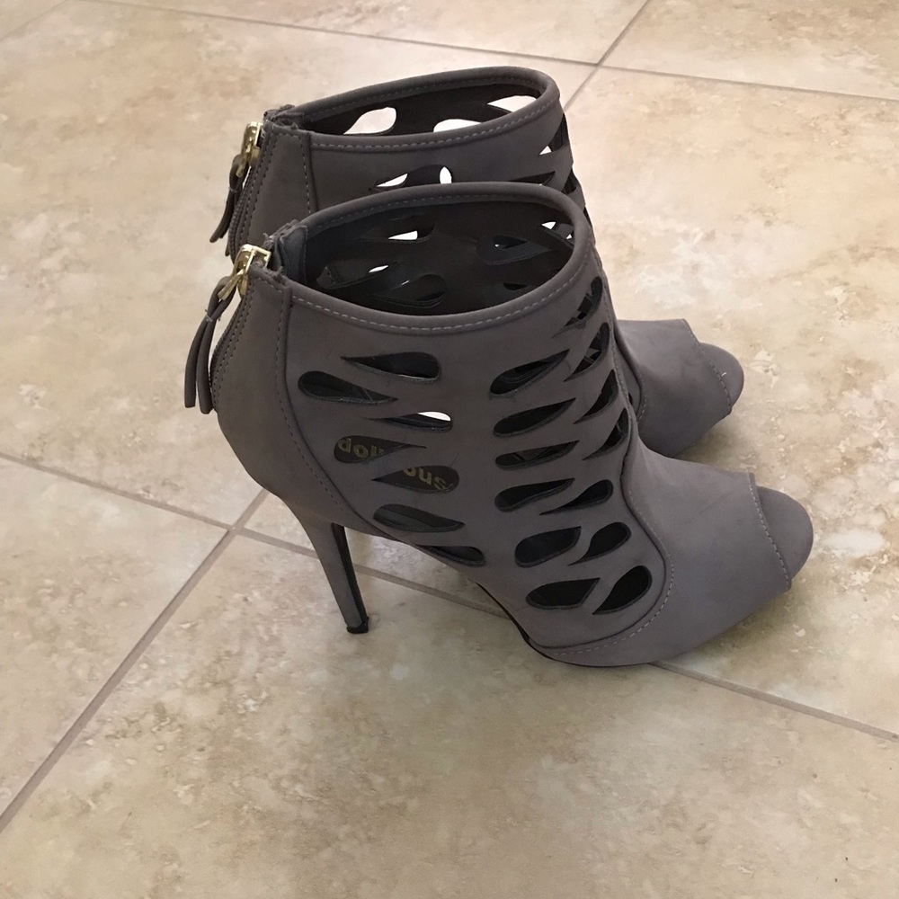 Dollhouse Peep Toe Heels